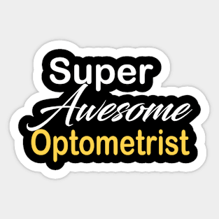 Optometrist Sticker